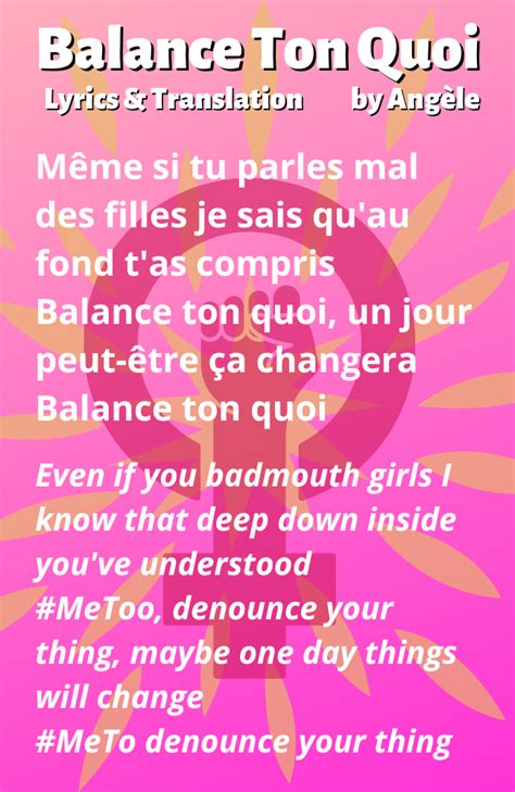 balance ton quoi lyrics|More.